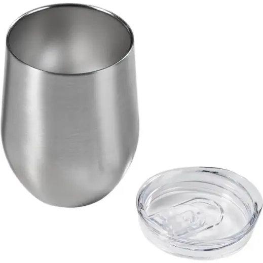 Serendipio Sheridan Stainless Steel Vacuum Tumbler Silver Without Lid